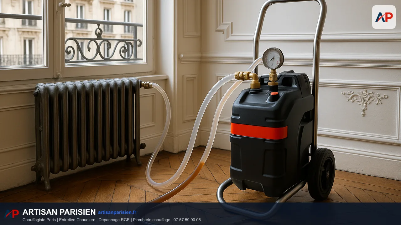 Désembouage circuit chauffage