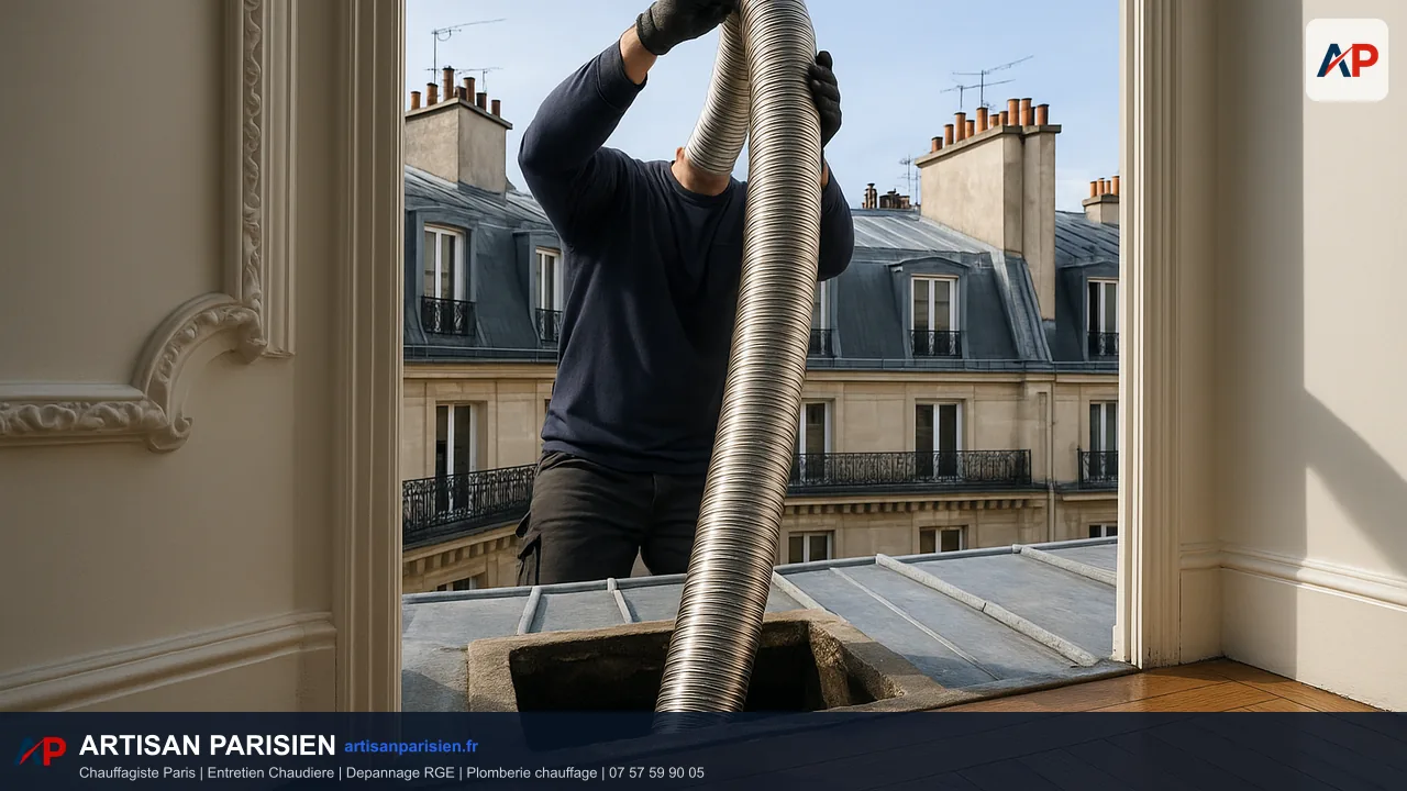 Ramonage et tubage conduit