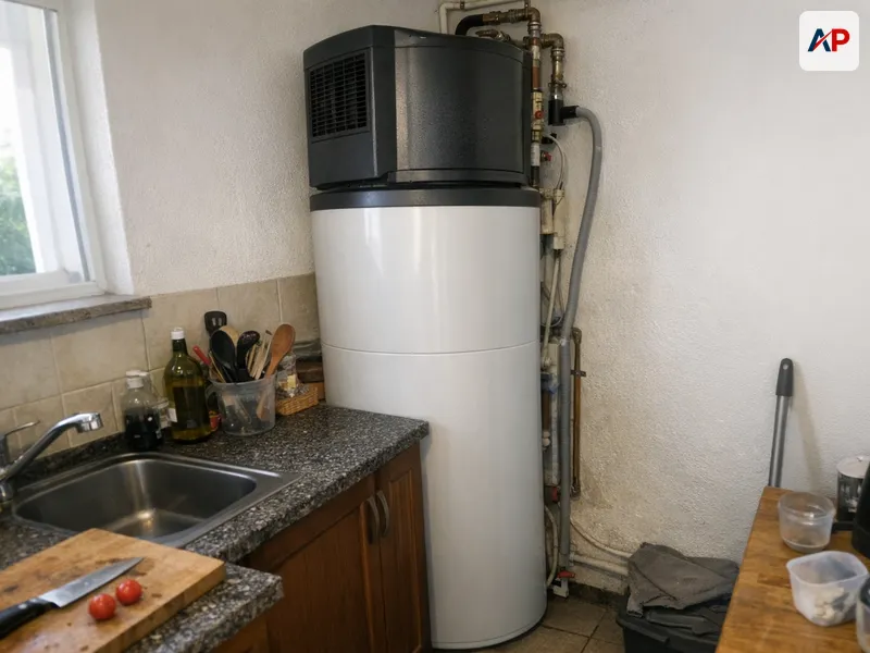 Détail technique Installation chauffe-eau thermodynamique