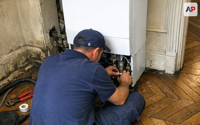 Remplacement de chaudière au sol gaz à condensation Paris 9 - Chauffagiste