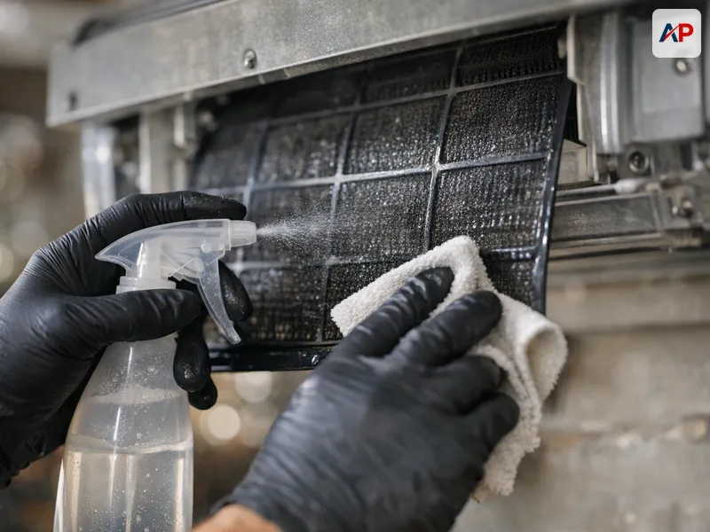 Technique et outils pour Nettoyage filtre climatisation