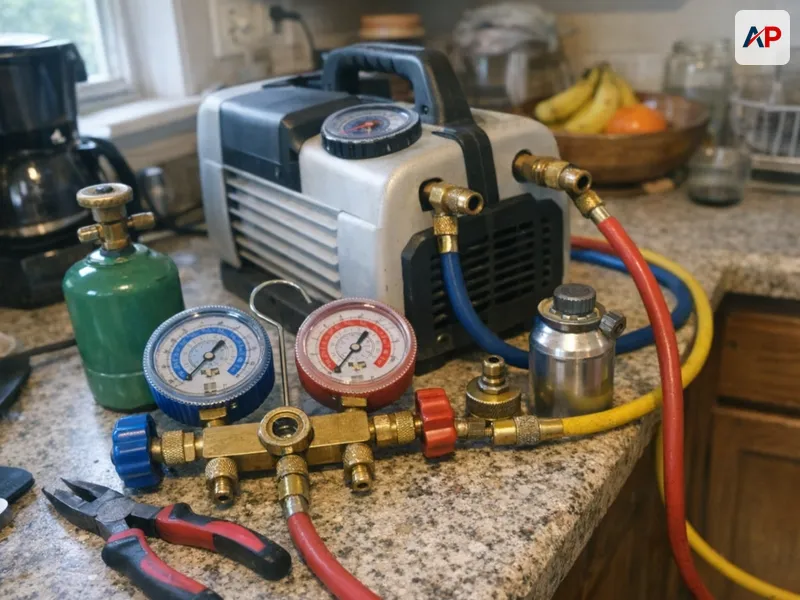 Détail technique Recharge gaz climatisation