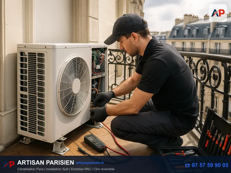 Réparation pièces détachées climatiseur split ventilateur Paris