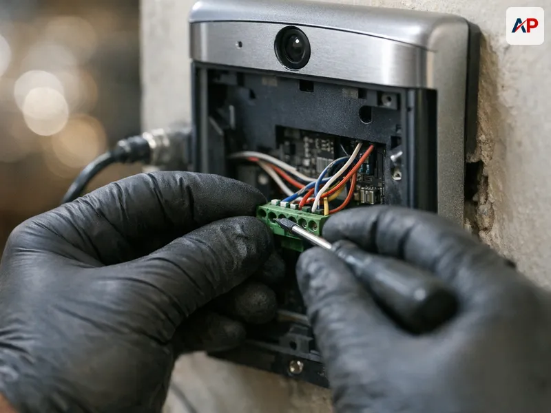 Technique et outils pour Installation de digicode, interphone ou badge d'accès