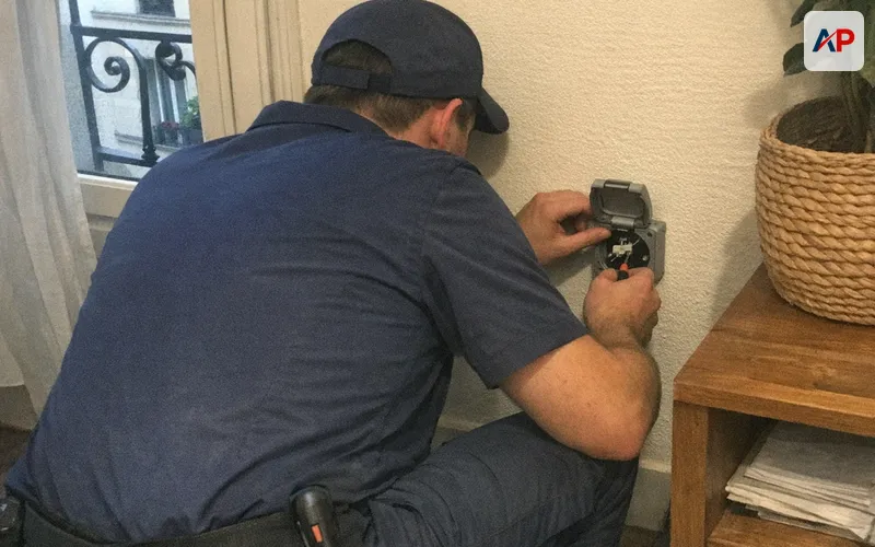 Installation de prise électrique extérieure IP44 (jardin, terrasse) à Paris 9