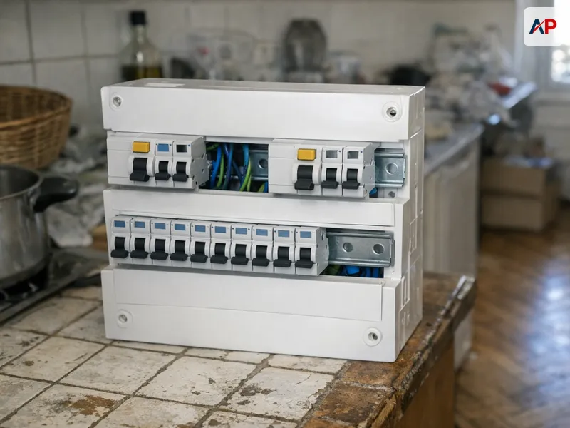 Détail technique Remplacement de tableau électrique 1 rangée (6-13 modules)