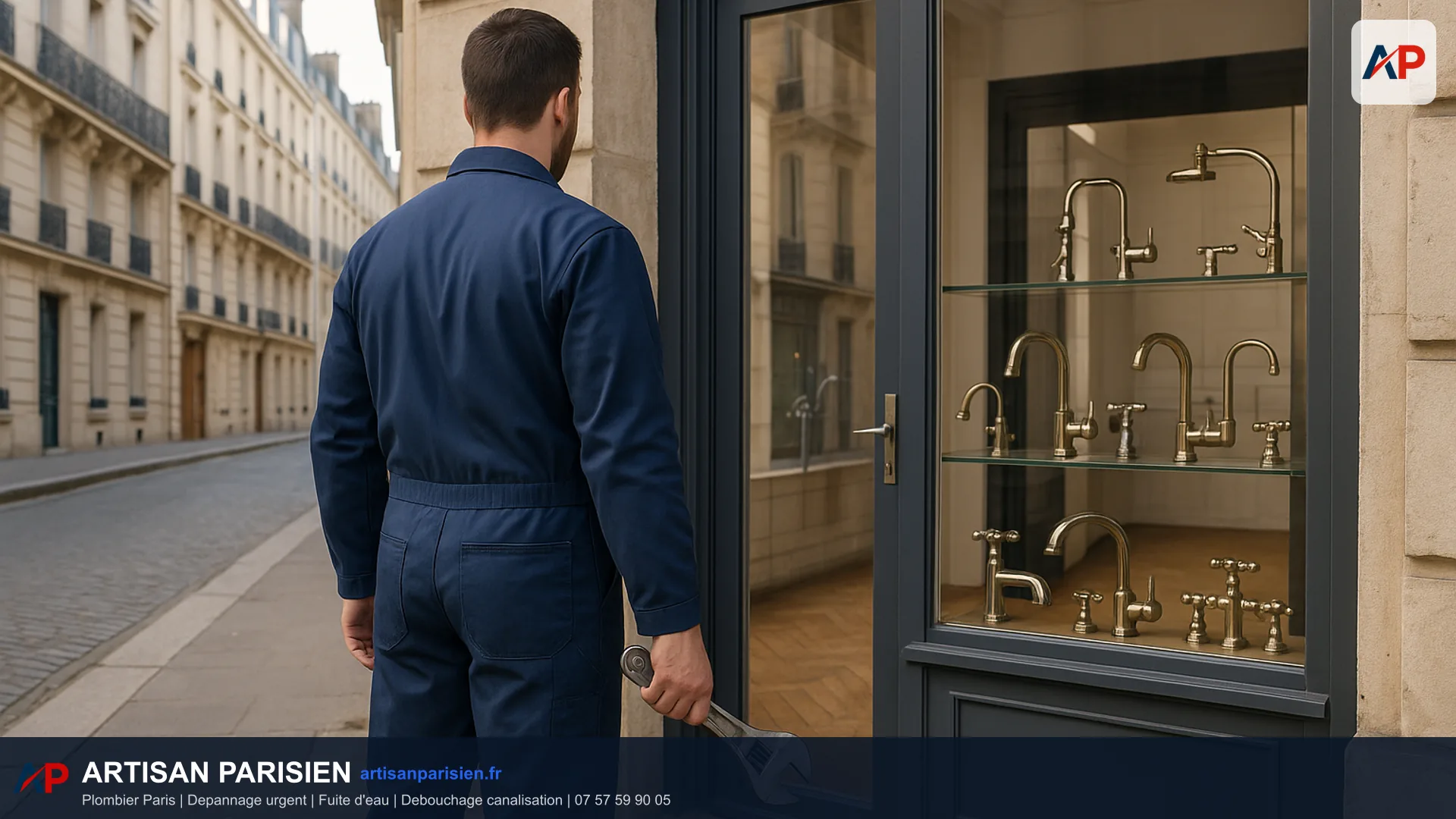 Remplacement du mécanisme de chasse d'eau WC à Paris 9