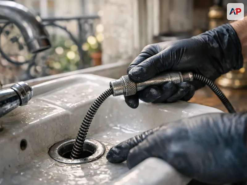 Technique et outils pour Débouchage d'évier ou lavabo bouché