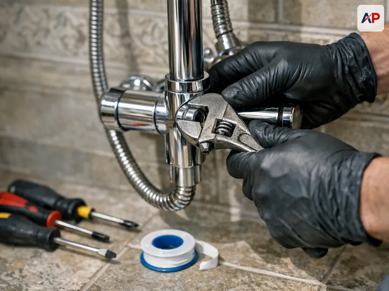 Technique et outils pour Installation colonne ou ensemble de douche complet