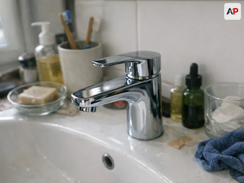 Détail technique Installation robinetterie (évier, lavabo, douche)