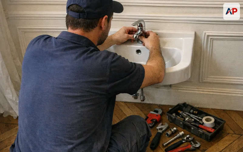 Installation sanitaires salle de bain complète à Paris 9