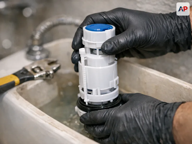 Technique et outils pour Remplacement du mécanisme de chasse d'eau WC