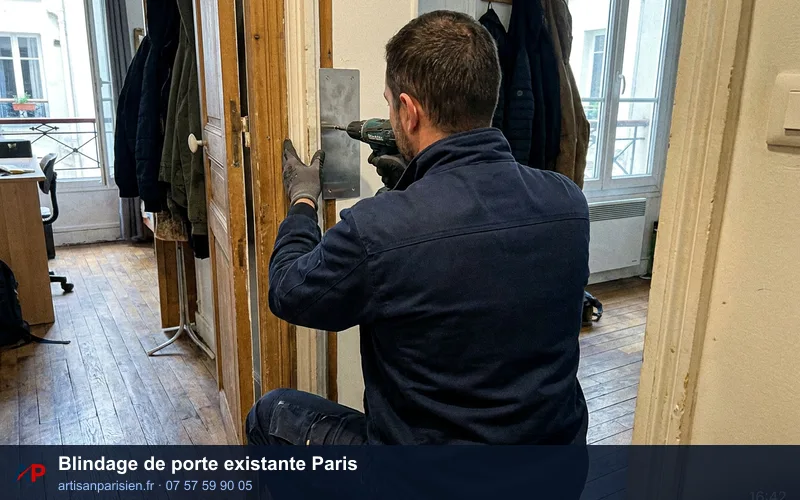 Blindage de porte existante Paris 9 - Serrurier
