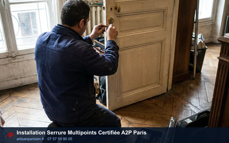 Installation Serrure Multipoints Certifiée A2P