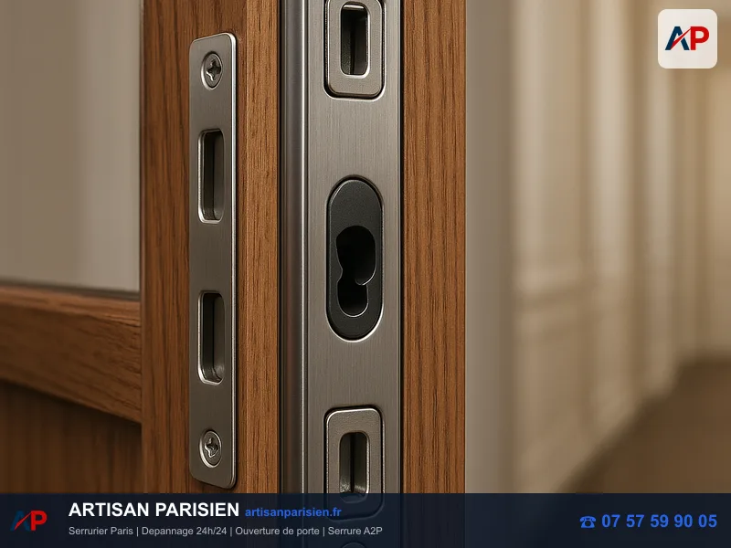 Serrure multipoints A2P pour sécurité renforcée porte blindée Paris