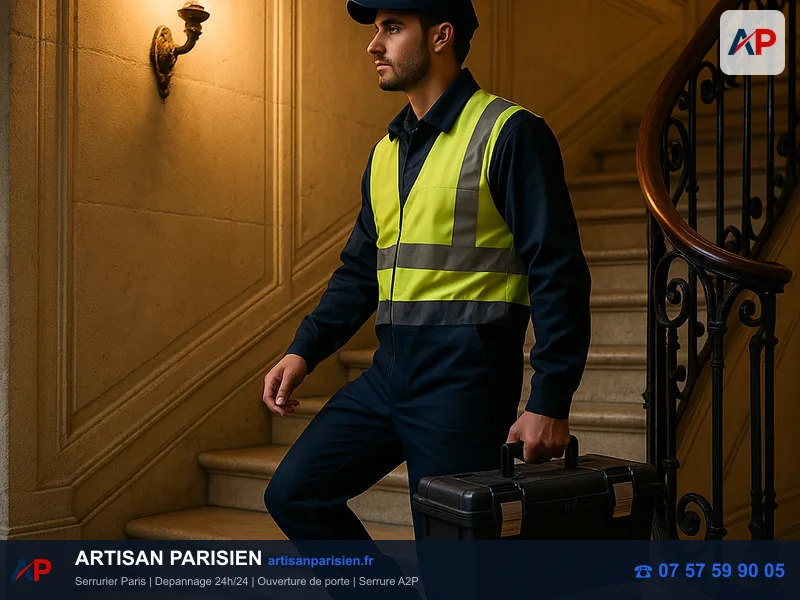 Intervention serrurier urgence 24h/24 dépannage rapide Paris