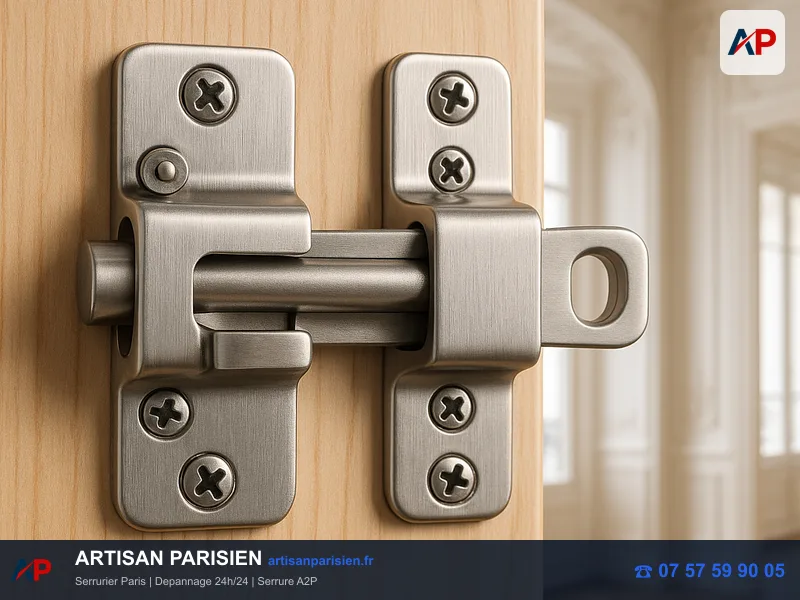 Installation verrou de sécurité haute protection porte d'entrée Paris