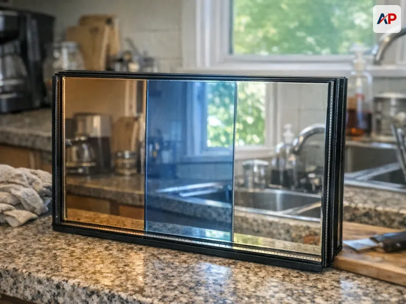 Détail technique Double vitrage ANTELIO effet miroir Paris 9