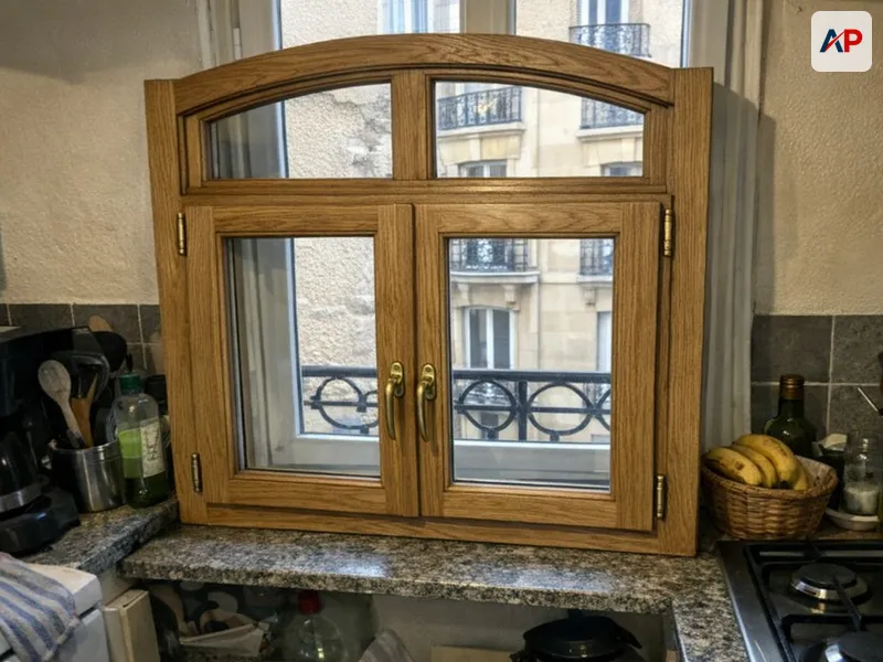 Détail technique Fenêtres en bois sur mesure (style ancien ou moderne)