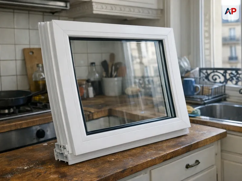 Détail technique Fabrication et pose fenêtres PVC sur mesure