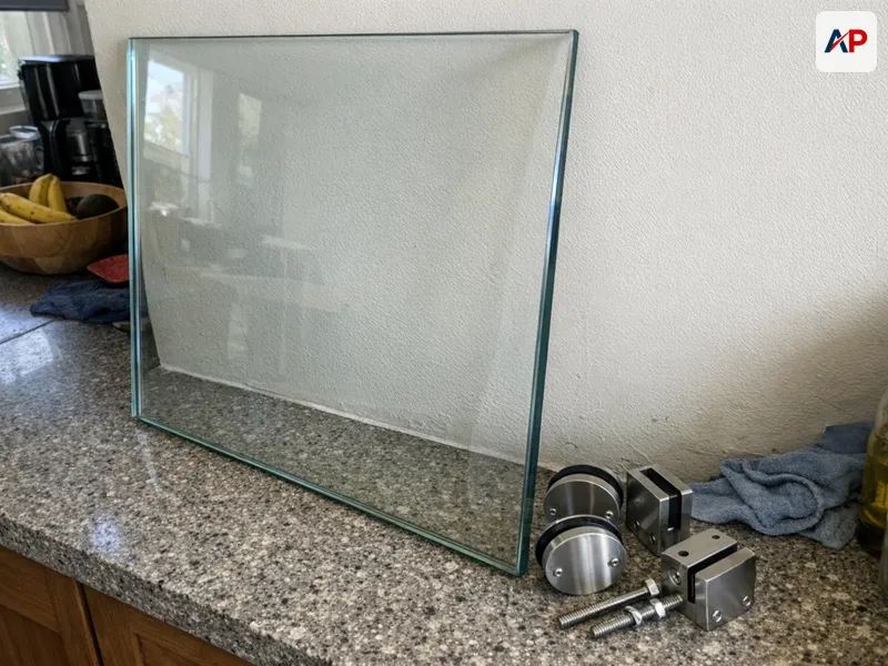 Détail technique Garde-corps en verre sécurit Paris 9