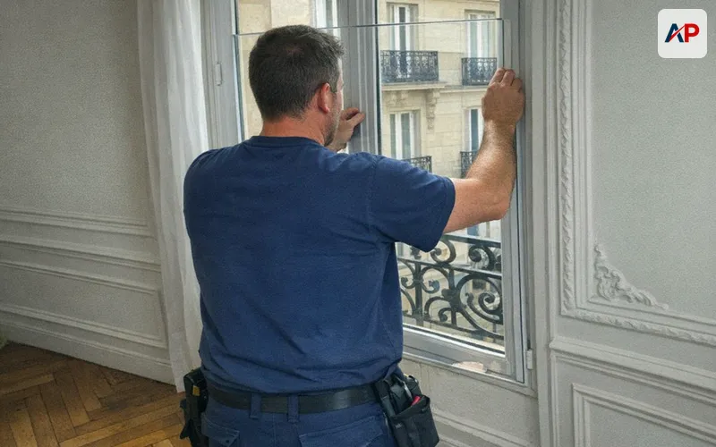 Installation de survitrage sur fenêtre existante Paris 9 - Vitrier