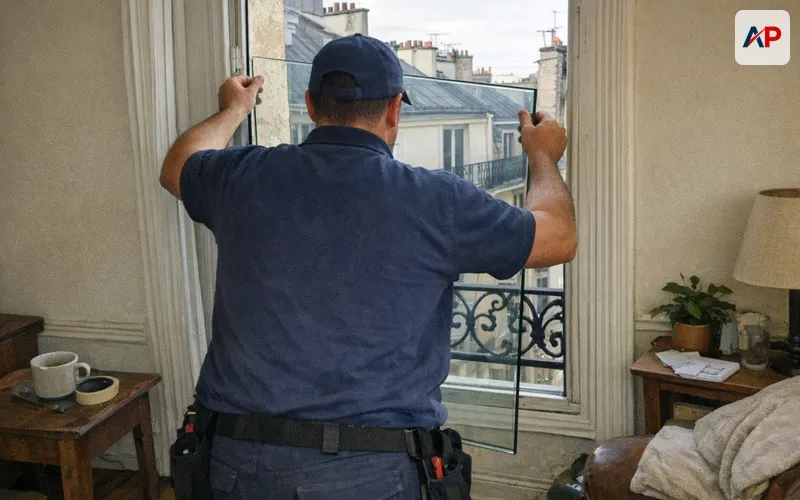 Réparation vitre cassée en urgence à Paris 9
