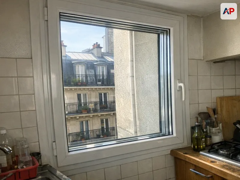 Détail technique Vitrage phonique anti-bruit Paris 9