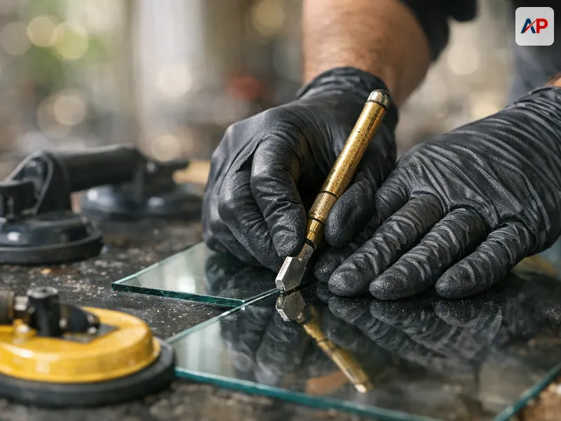 Technique et outils pour Vitrine et porte de magasin Paris 9